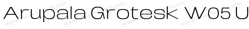 Arupala Grotesk W05 Ultra It字体转换